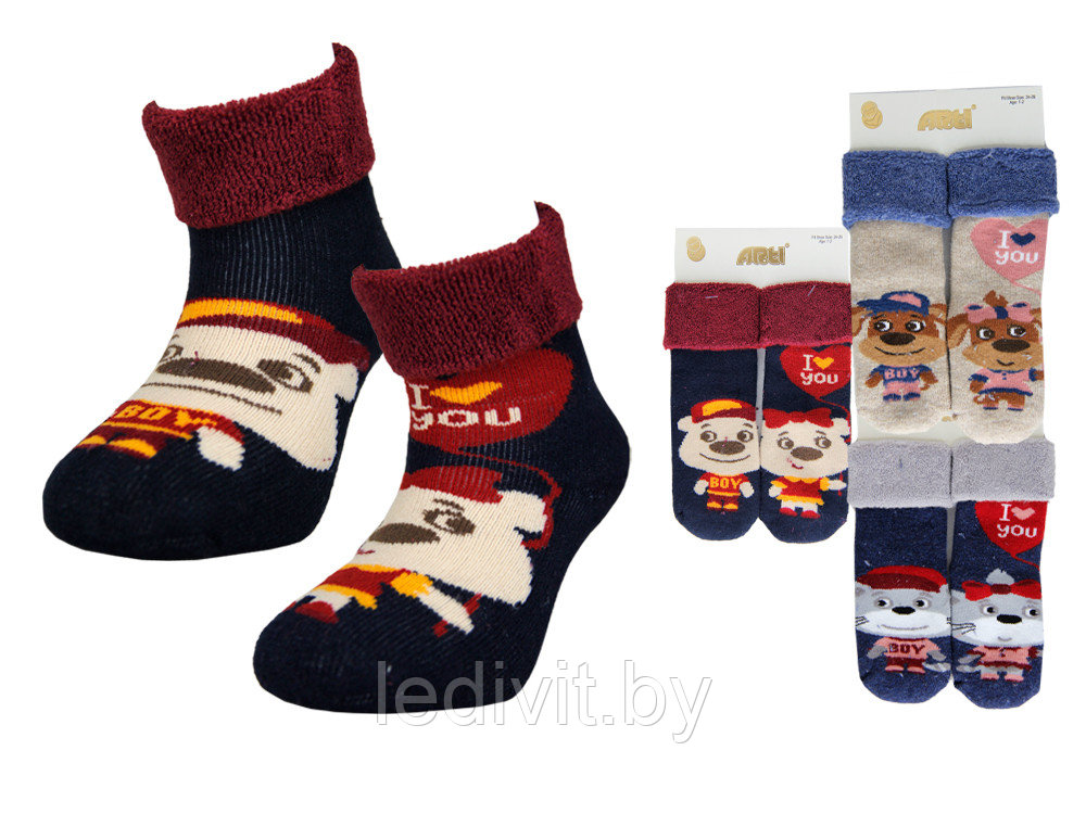 Махровые носки для детей - фото 2 - id-p225821872