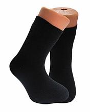 Махровые черные носки для мальчика