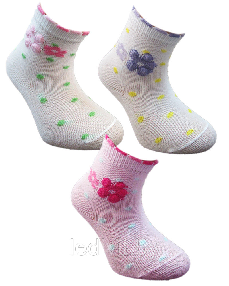 Носки с 3D рисунком для девочки - фото 1 - id-p225821248