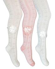 Колготки для девочки с аксессуаром жаккардовые