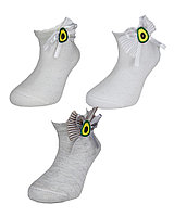 Жаккардовые носки с аксессуаром для девочки