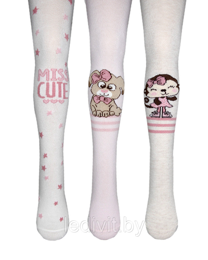 Колготки для девочки  с рисунком