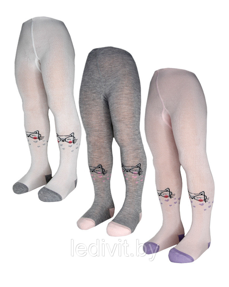 Колготки с рисунком для девочки