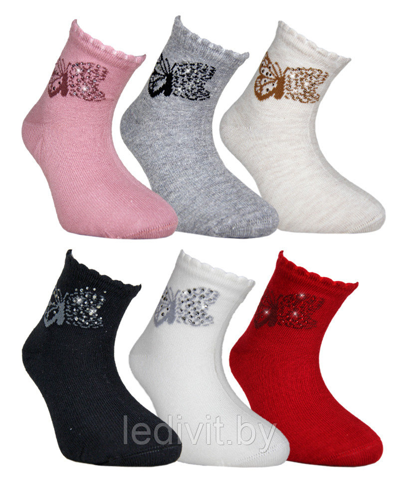 Носки со стразами для девочки - фото 1 - id-p225821976