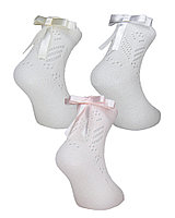 Ажурные носки с аксессуаром для девочки