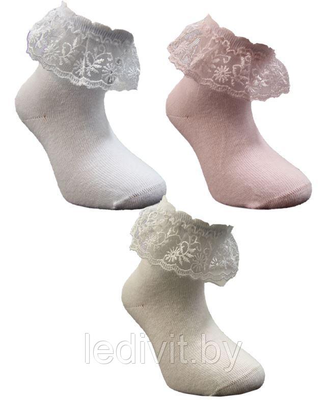 Нарядные носки с кружевом для девочки - фото 1 - id-p225821404