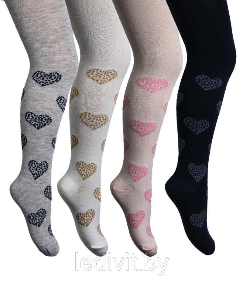 Колготки для девочки  с рисунком