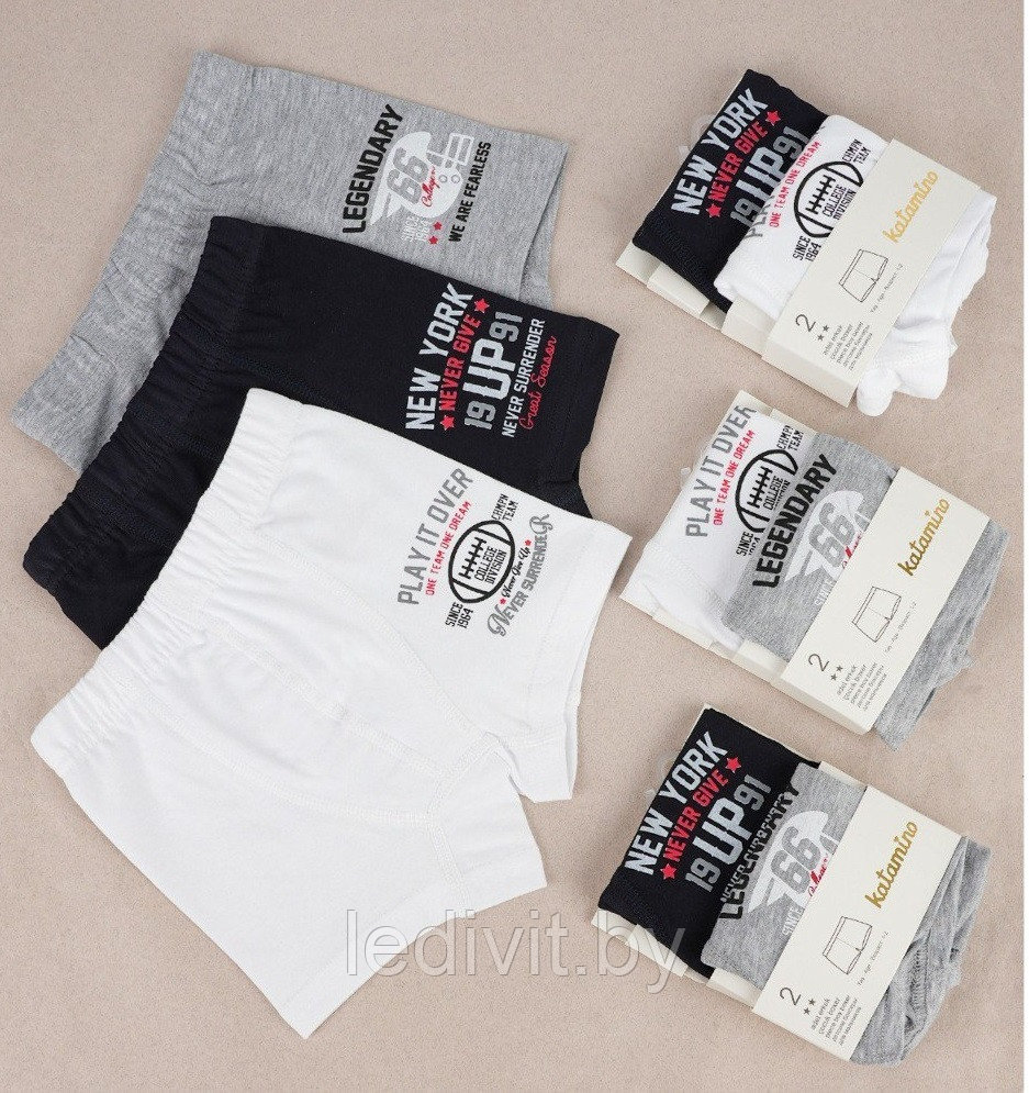 Трусы-боксеры в наборе  для мальчика