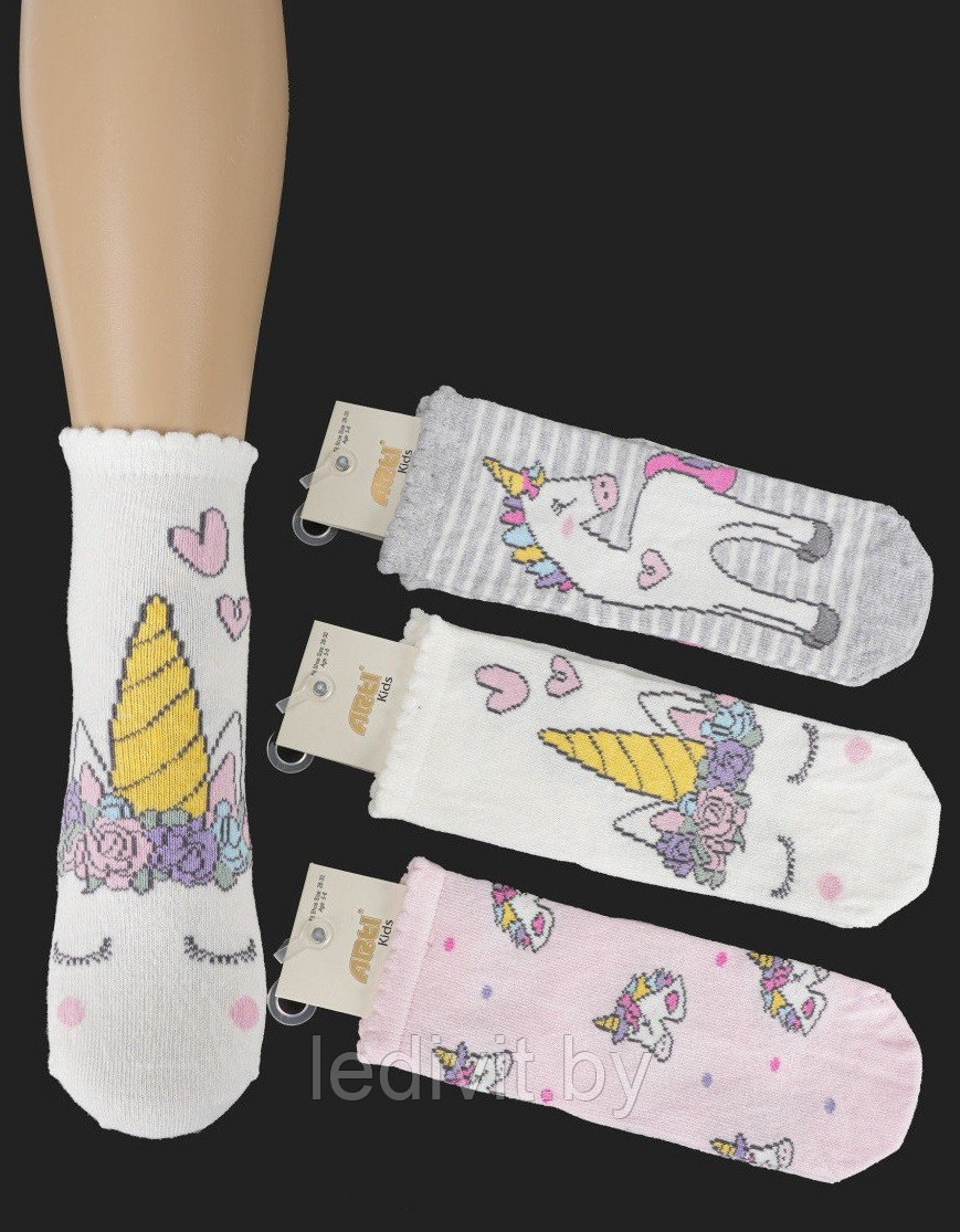 Носки с рисунком для девочки 3-4 - фото 1 - id-p225822747