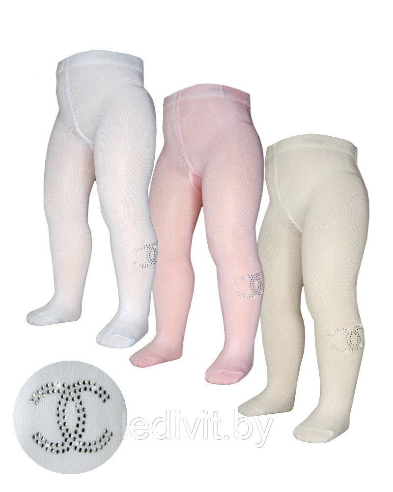 Колготки для девочки со стразами