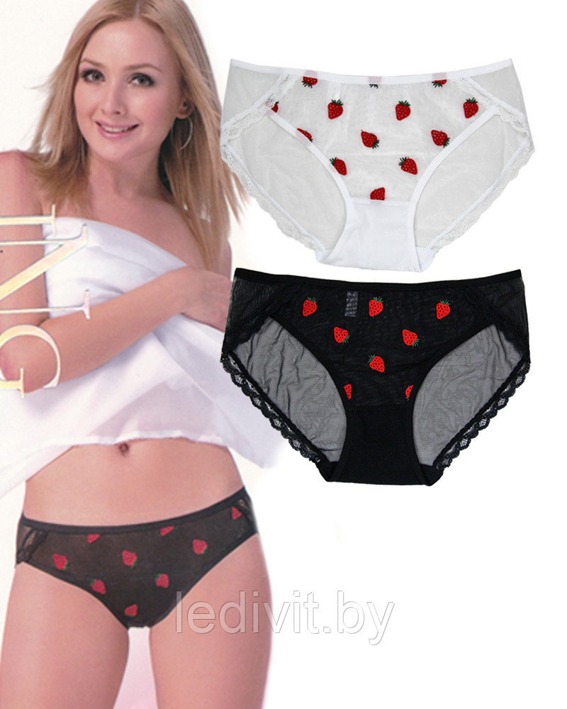 Трусы женские  с вышивкой