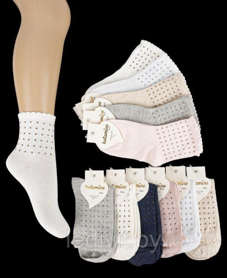 Носки со стразами для девочки - фото 1 - id-p225822848