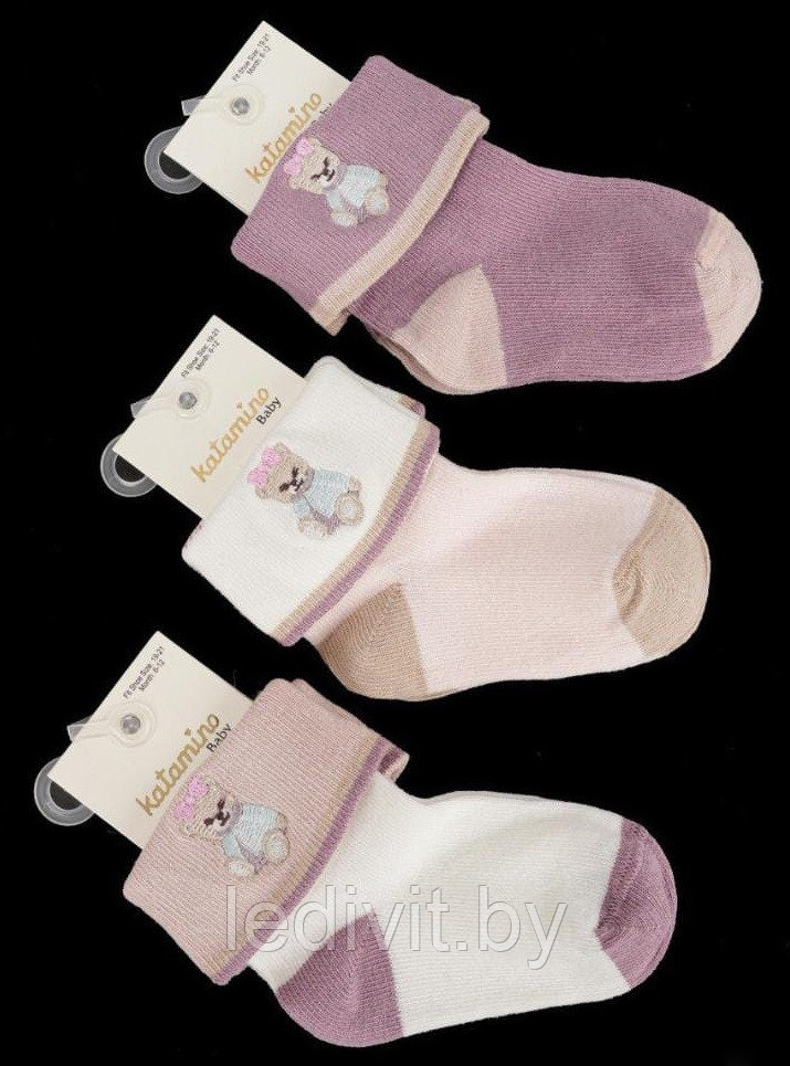 Носки с вышивкой для девочки - фото 1 - id-p225822854