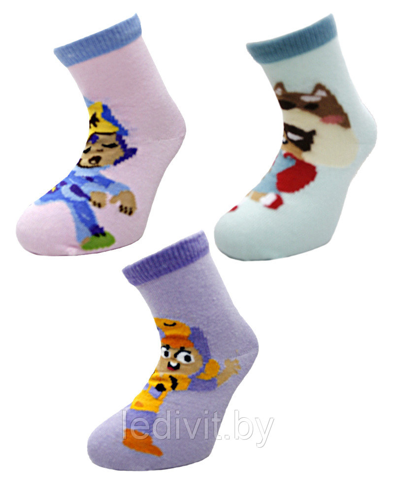 Носки для девочки с рисунком