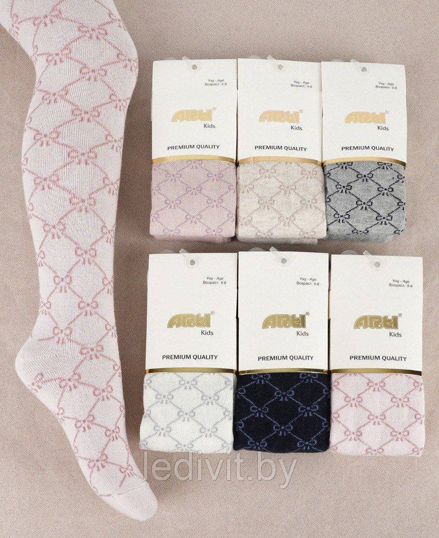 Колготки с рисунком для девочки