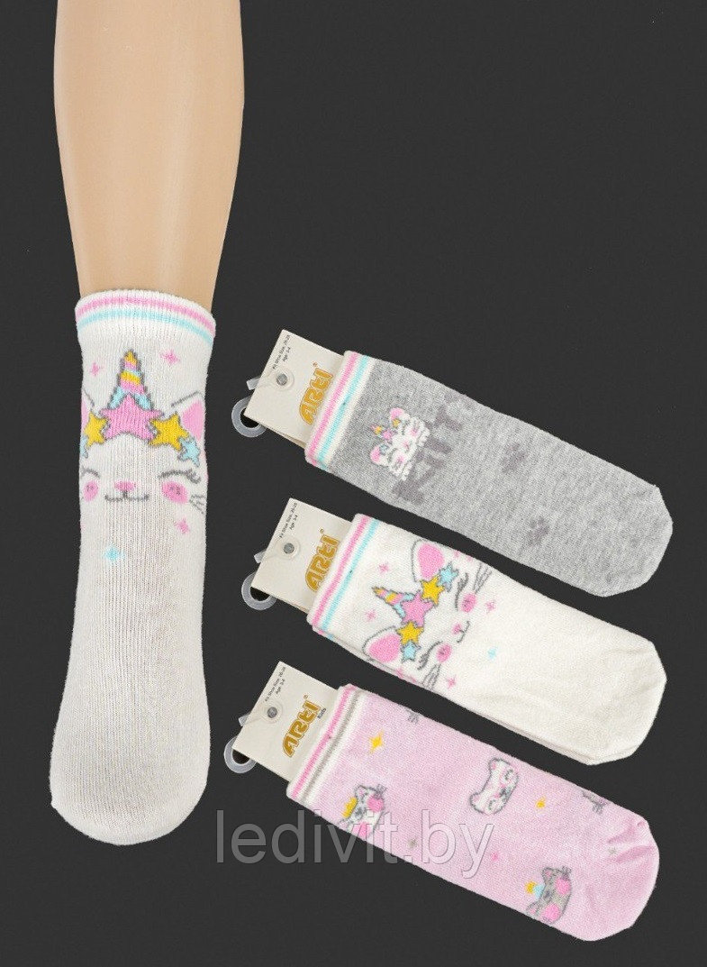 Носки с рисунком для девочки - фото 1 - id-p225822901