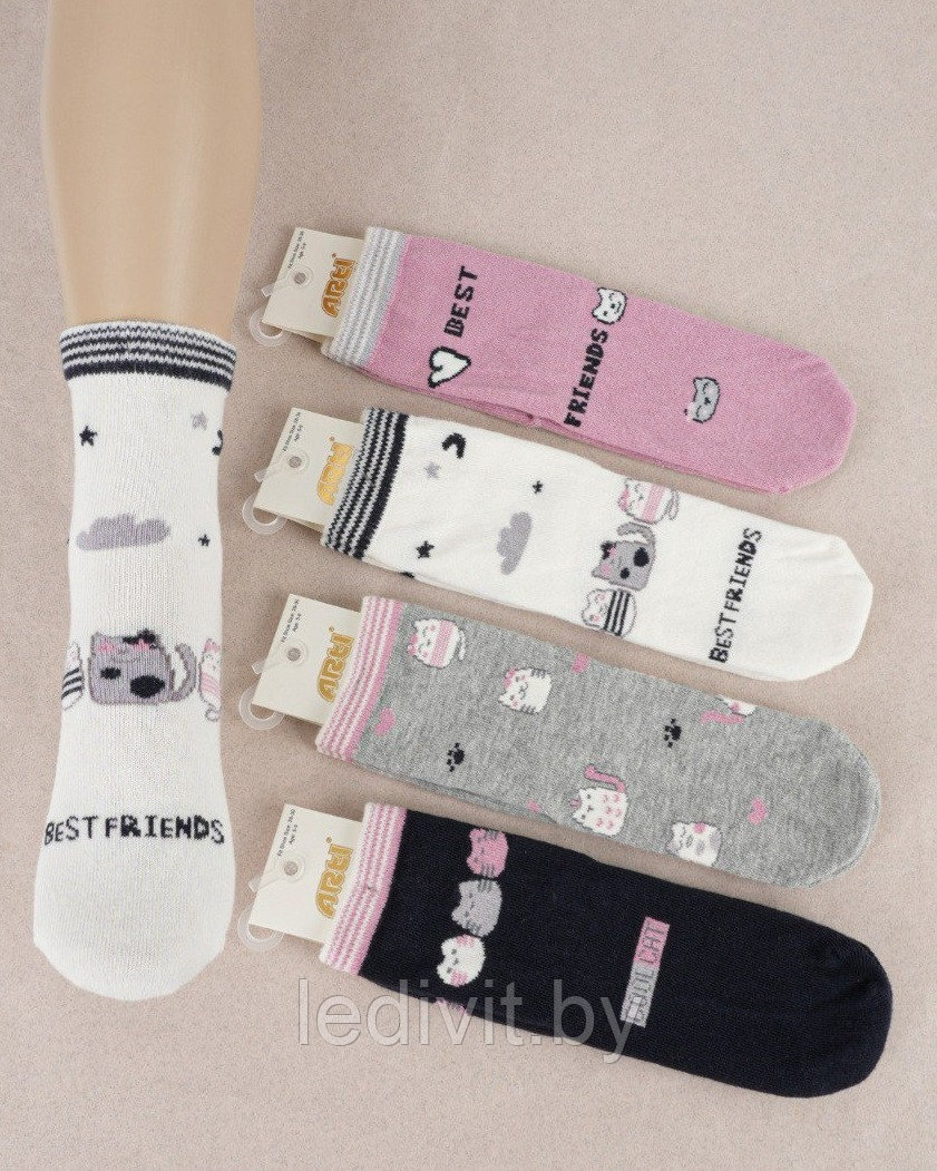 Носки с рисунком для девочки - фото 1 - id-p225822908