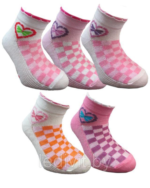 Детские носки в сетку с рисунком для девочки - фото 1 - id-p225821616