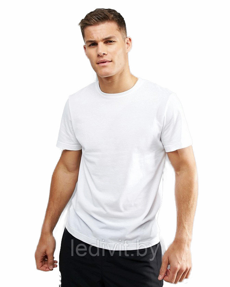 Мужская белая футболка