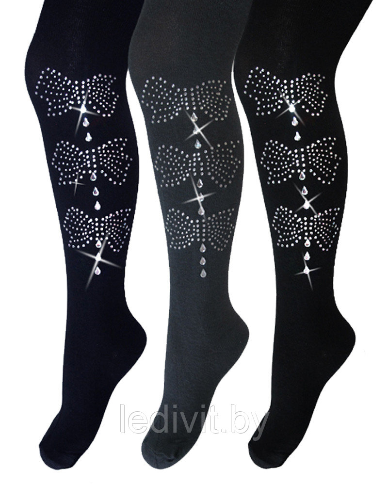 Колготки для девочки со стразами