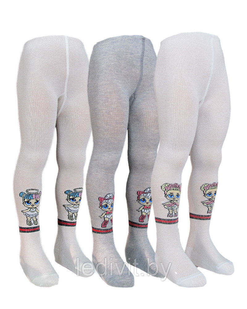 Колготки для девочки с рисунком