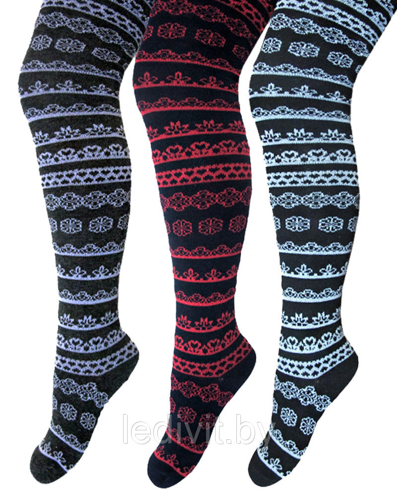 Колготки для девочки с рисунком