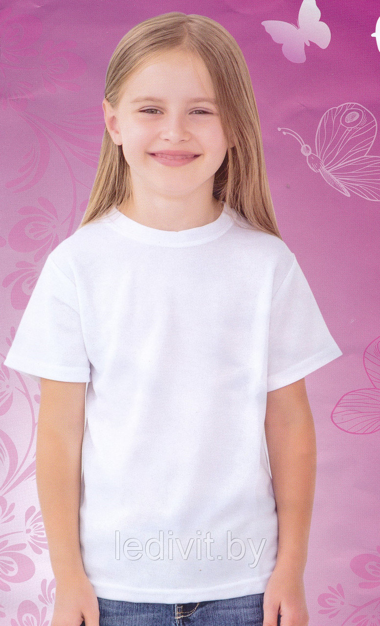 Белая футболка для девочки - фото 1 - id-p225823099