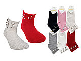 Носки со стразами и бусинами для девочки, фото 2
