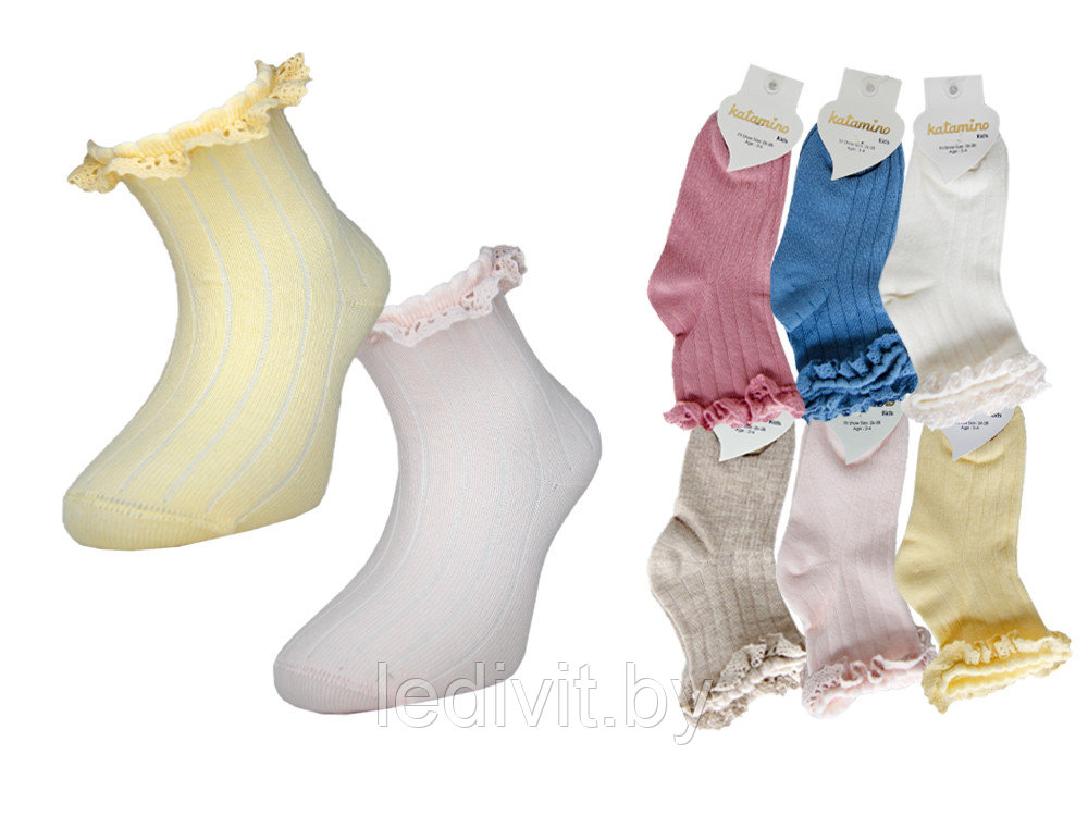 Носки с рюшью для девочки - фото 2 - id-p109827222