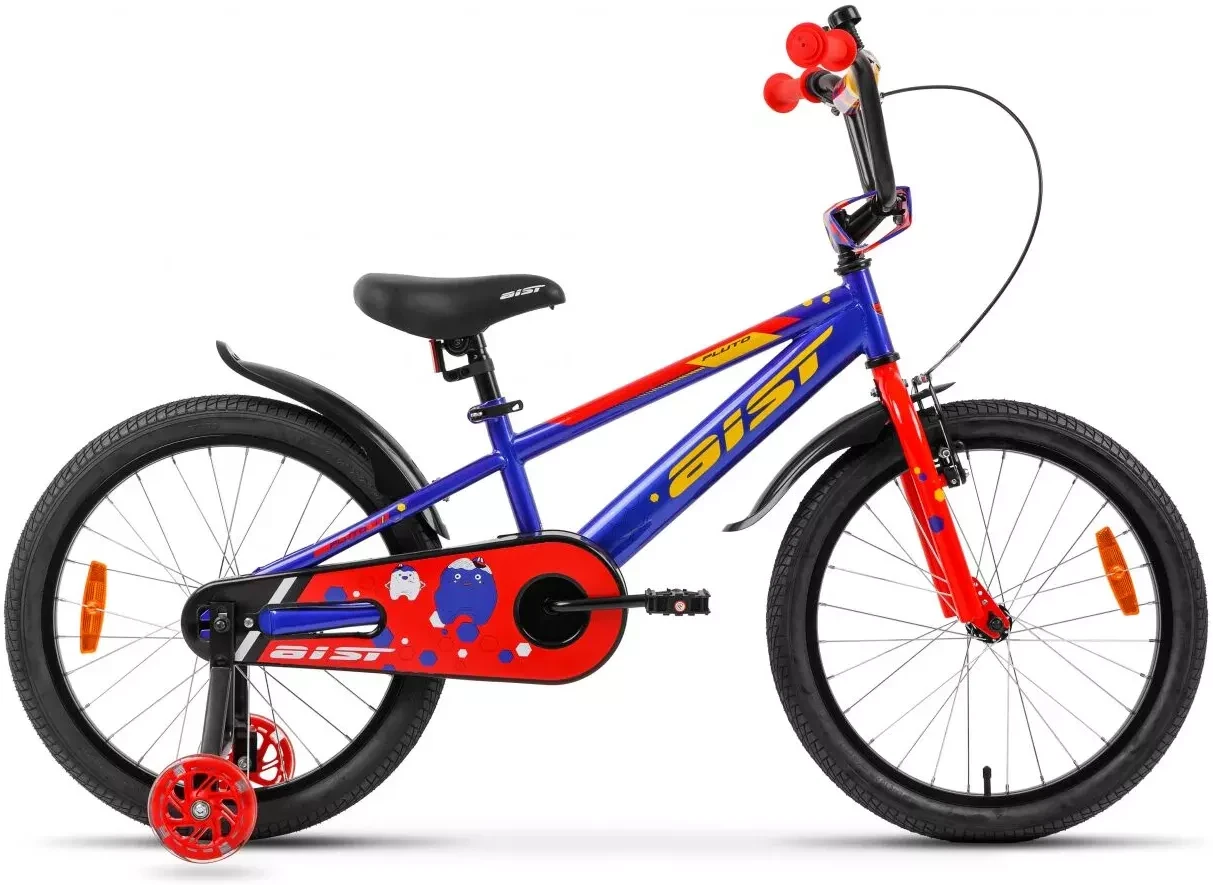 Детский велосипед AIST Pluto 20 2022 (синий/красный) - фото 1 - id-p225640014