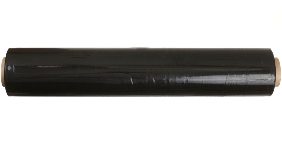 Пленка-стрейч упаковочная 500 мм*190 м, 23 мкм, черная - фото 1 - id-p225601599