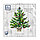 Салфетки бумажные "Рождественское дерево" 33x33см, 3 слоя, 20шт. Bouquet Art 57877, фото 2