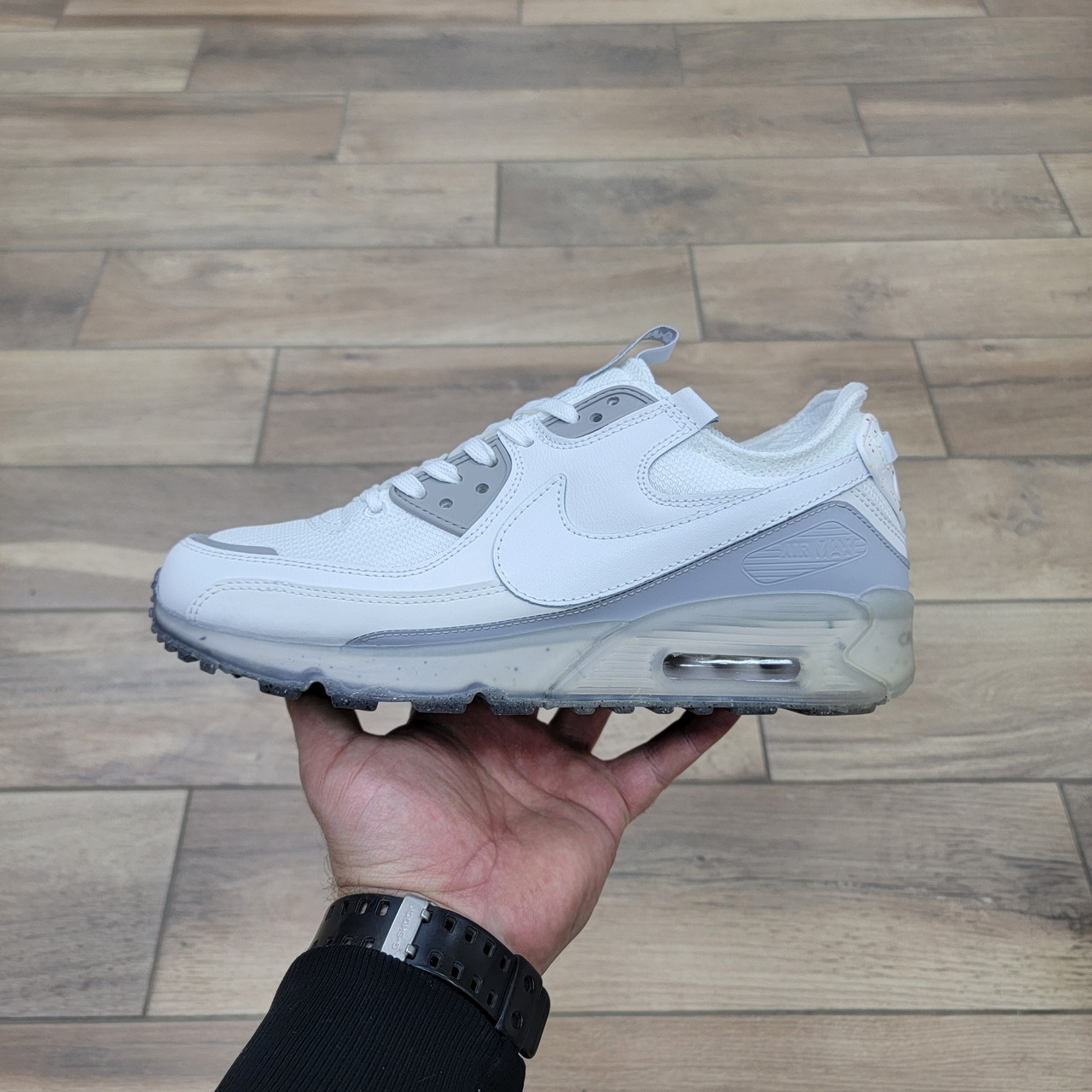 Кроссовки Nike Air Max Terrascape 90 White Gray - фото 1 - id-p225783395