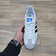 Кроссовки Adidas Samba OG FT White Black, фото 3