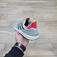 Кроссовки Adidas ZX 500 RM Grey White, фото 4