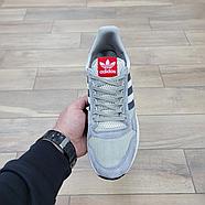 Кроссовки Adidas ZX 500 RM Grey White, фото 3