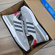 Кроссовки Adidas ZX 500 RM Grey White, фото 6