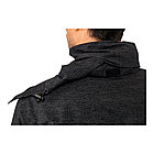 Куртка-ветровка с капюшоном Траверс 100% видимость (цвет серый с черным), фото 7