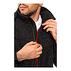 Куртка-ветровка с капюшоном Траверс 100% видимость (цвет серый с черным), фото 8