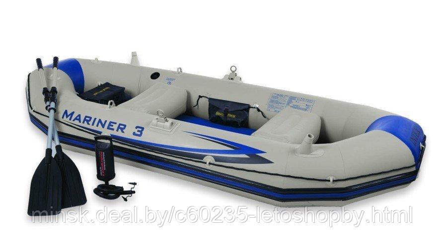 Надувная лодка Intex 68373 Mariner 3 Set 297*127*46 см.