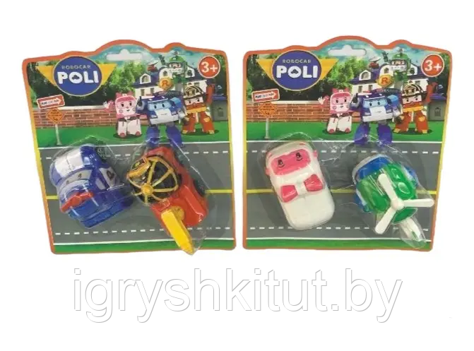 Игровой набор "Робокар Поли", 2 героя - фото 1 - id-p225827314