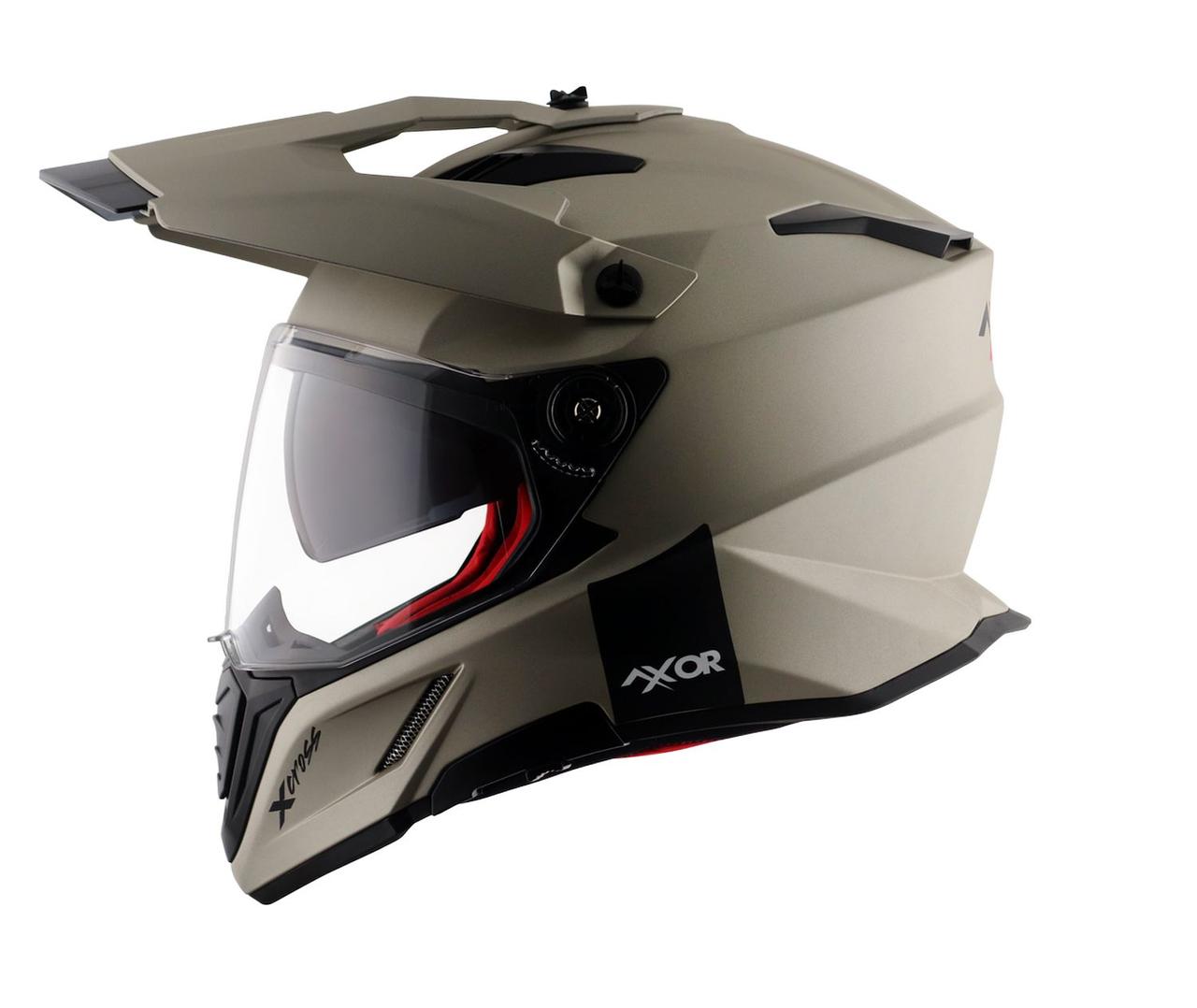 Шлем AXOR X-CROSS DUAL VISOR SC-E, цвет никель - фото 5 - id-p225827353