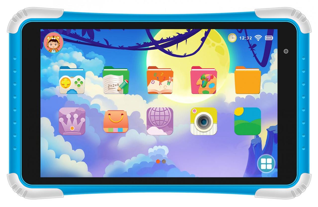 Планшет Digma CITI Kids 80 RK3126C (1.2) 4C RAM1Gb ROM8Gb 8" IPS 1280x800 Android 10.0 Go голубой 2Mpix - фото 1 - id-p225827508