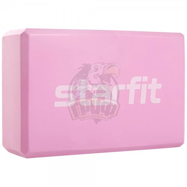 Блок для йоги Starfit (розовый) (арт. YB-200-PI) - фото 1 - id-p225827620