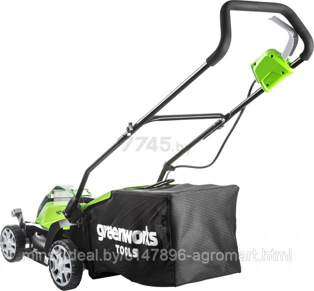 Газонокосилка аккумуляторная GREENWORKS G40LM35K2Х (2501907) - фото 5 - id-p213543002