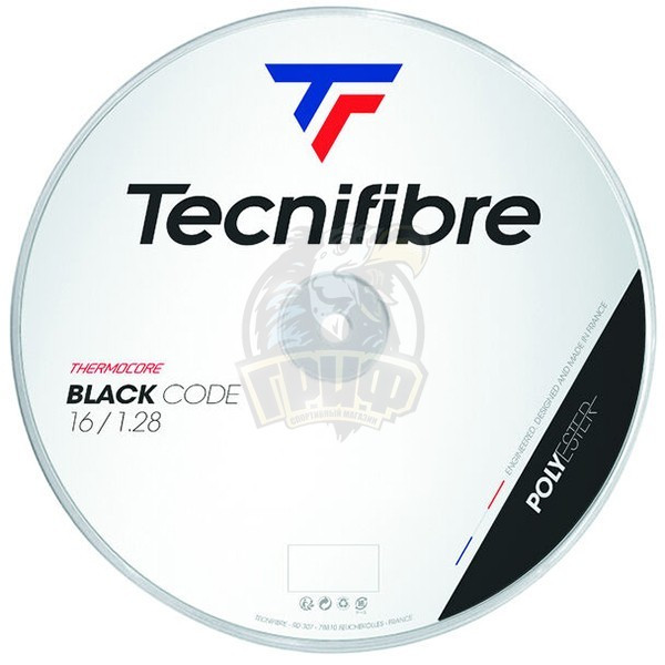 Струна теннисная Tecnifibre Black Code 1.24/200 м (черный) (арт. 04RBL124XB) - фото 1 - id-p225827657
