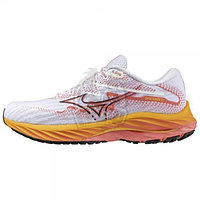 Кроссовки беговые женские Mizuno Wave Rider 27 (белый/оранжевый) (арт. J1GD230371)