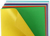 Картон цветной двусторонний А4 «Лилия Холдинг» 14 цветов, 14 л., мелованный, «Хитрец»