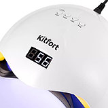 Лампа для гель-лака Kitfort КТ-3153, UV+LED, 24 диода, 10/30/60/99 c, бело-жёлтая, фото 3