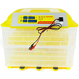 Инкубатор с терморегулятором, гигрометром и автопереворотом, вместимость до 112 яиц, овоскоп, фото 2